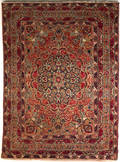 Roomsize Lavar Kirman rug ca 1910