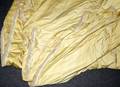 080598 YELLOW STRIPE SILK DRAPES W64 29 L108 79