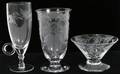 081590 FOSTORIA STYLE ETCHED GLASS WARE SERVICE