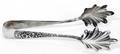 081573 KIRK  SON STERLING SUGAR TONGS REPOUSSE
