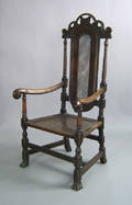 English William  Mary walnut armchair ca 1700