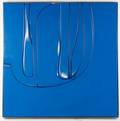 1970s Blue Sculptural Work Sylvester Damianos