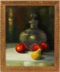 DINES CARLSEN OIL ON BOARD
