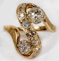 14KT YELLOW GOLD  DIAMOND RING