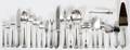 TUTTLE ONSLOW STERLING FLATWARE SET 136 PIECES
