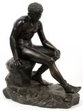 AFTER MICHELE DAMODIO BRONZE SCULPTURE