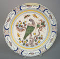 Dutch delft charger mid 18th c