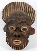 BAMUM WOOD CAP MASK CAMEROON