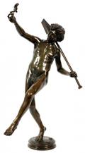 HIPPOLYTE ALEXANDRE JULIEN MOULIN BRONZE SCULPTURE