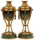 FRENCH GILT BRONZEMOUNTED MARBLE CASSOULETS