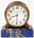 SWISS BRONZE  MARBLE DESK CLOCK