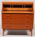 CHERRY ROLLTOP DESK