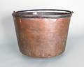 Copper apple butter kettle