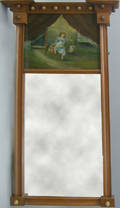 Sheraton pine mirror