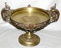 090009 FRENCH BRONZE TAZZA C1850 H14 W18 DIA125