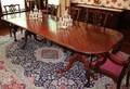082012 CHIPPENDALE STYLE MAHOGANY DINING TABLE