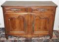 071009 COUNTRY FRENCH WALNUT COMMODE H43 W57 D26