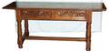 071032 SPANISH STYLE LIBRARY TABLE C 1900 H 315