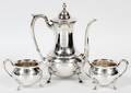 M FRED HIRSCH CO STERLING COFFEE SET THREE PIECES