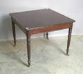Sheraton mahogany center table