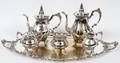 WALLACE BAROQUE SILVERPLATE TEA  COFFEE SERVICE