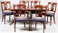 BERKEY  GAY FEDERAL STYLE MAHOGANY DINING SET