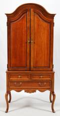 MAHOGANY TWO DOOR WARDROBE