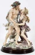 GUISEPPI ARMANI ITALY BISQUE BACCHUS AND GIRL