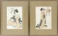 JAPANESE UKIYOE COLOR WOODBLOCK PRINTS C 1900