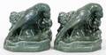 ROOKWOOD POTTERY ROOK BOOKENDS 1929 PAIR