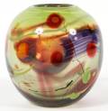 HERB BABCOCK STUDIO GLASS VESSEL C 1981