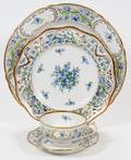 SCHUMANN BAVARIAN FORGET ME NOT DINNER SET 94 PCS