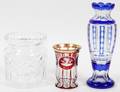 EUROPEAN ART GLASS  WATERFORD CRYSTAL VASES