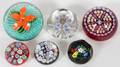 SCOTTISH GLASS PAPERWEIGHTS 6 PCS