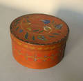 Bentwood box with early 20th c tulip decoration