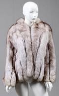 FURS BY KIRSCHNER POLAR WHITE FOX JACKET SIZE 4