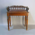 Victorian carved piano bench