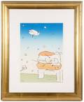 Peter Max The Room Pencil Signed Lithograph