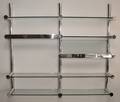 JANET SCHWIETZER FOR PACE ALUMINUM  GLASS SHELVES