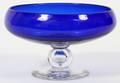 LIBBEY COBALT GLASS COMPOTE