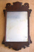 Chippendale mahogany looking glass