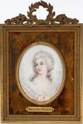 J COLINS MINIATURE PORTRAIT 18THC
