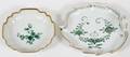 VIENNA  MEISSEN INDIAN PAINTING PORCELAIN DISHES