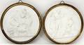 ROYAL COPENHAGEN BISQUE RELIEF PLAQUES LATE 19TH C