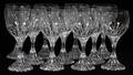 BACCARAT MASSENA CRYSTAL WATER GOBLETS ELEVEN