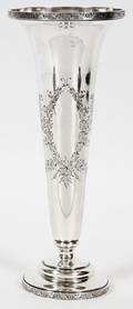 REDLICH  CO STERLING VASE C 1920