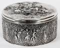 GERMAN 800 SILVER BOX BY GEBRUDER GLASER HANAU