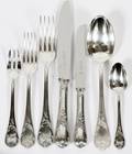 CHRISTOFLE FRENCH MARLY SILVERPLATE FLATWARE SET