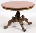 ROUND MAHOGANY ENTRANCE TABLE C1920