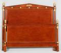 MAHOGANY EMPIRE STYLE HEADBOARD  FOOTBOARD